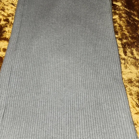 Joe's Jeans Lexie Grey Ribbed Flare Leg Pant - Picture 13 of 15